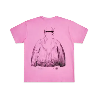 Dover Street Market London x Stone Island 20th Anniversary Tee "Pink"