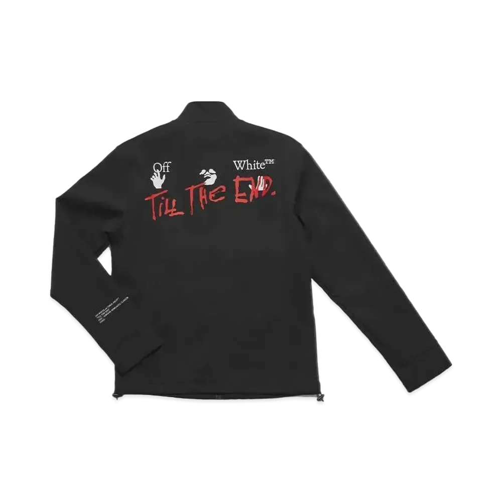 OFF-WHITE END. TILL THE END TRACK JACKET "Black"