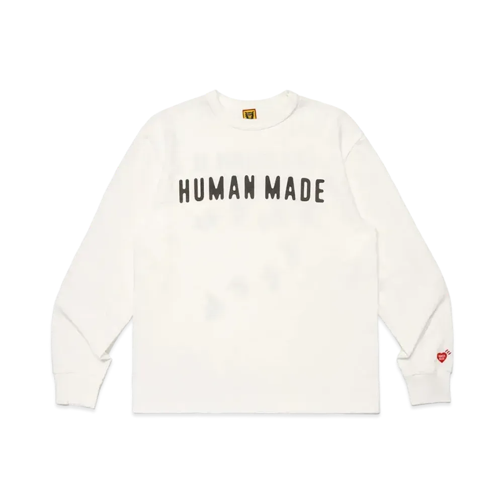 HUMAN MADE Graphic L/S T-Shirt "White"