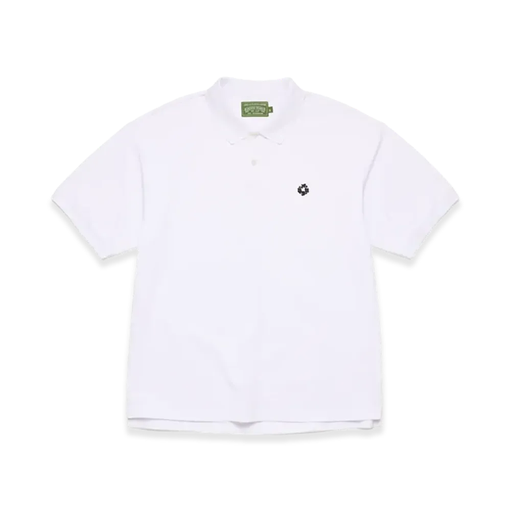 DENIM TEARS Wreath Polo "White"
