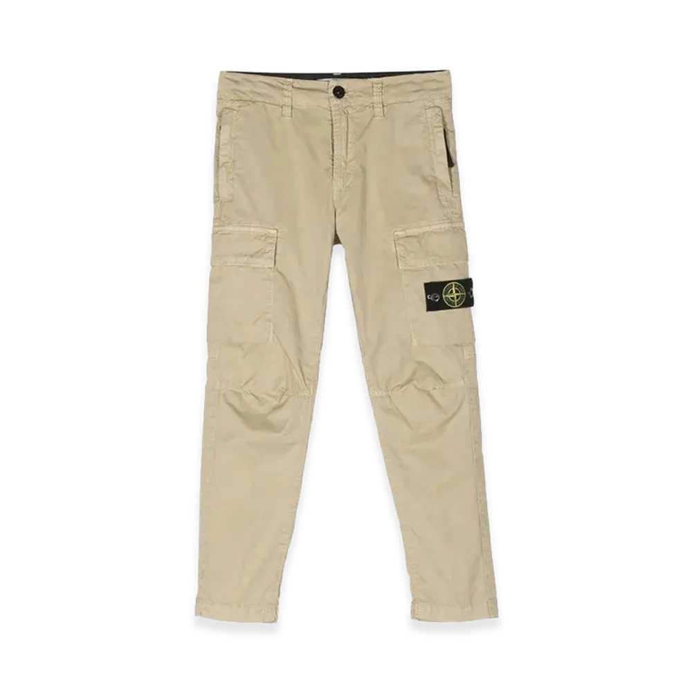 Stone Island Kids Trousers "Beige"