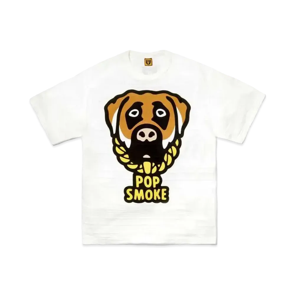 HUMAN MADE VICTOR VICTOR POP SMOKE TEE "White"