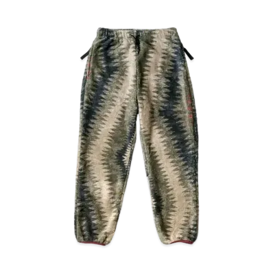 KAPITAL Thunder Mother Fleece Easy Pants "Grey Beige"