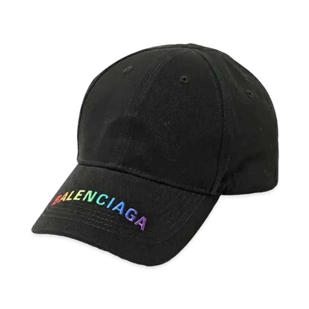 BALENCIAGA Logo Baseball Cap "Black"