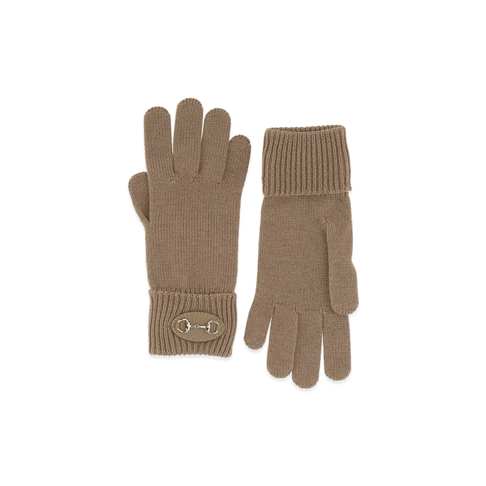 GUCCI Women's Gloves "Beige"