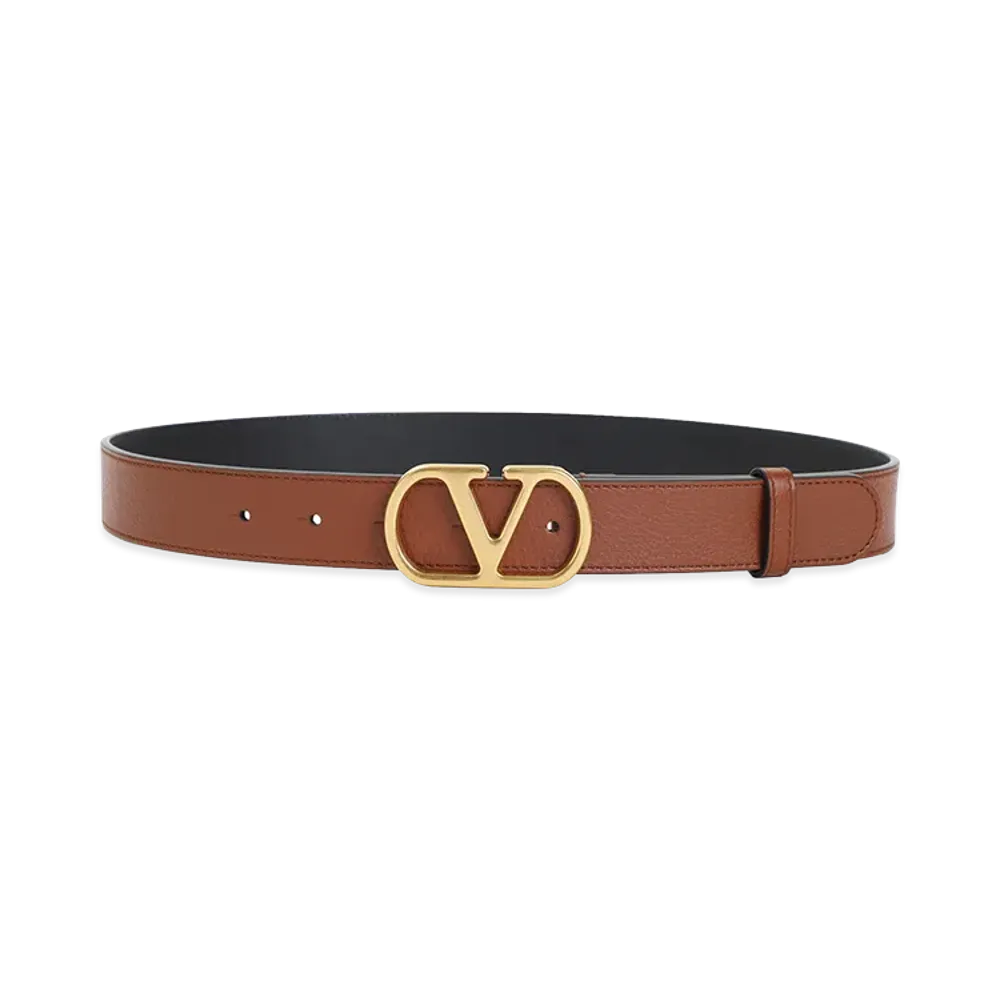 Valentino Garavani Women's Vlogo 30 Belt "Brown"