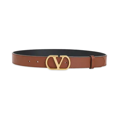 Valentino Garavani Women's Vlogo 30 Belt "Brown"