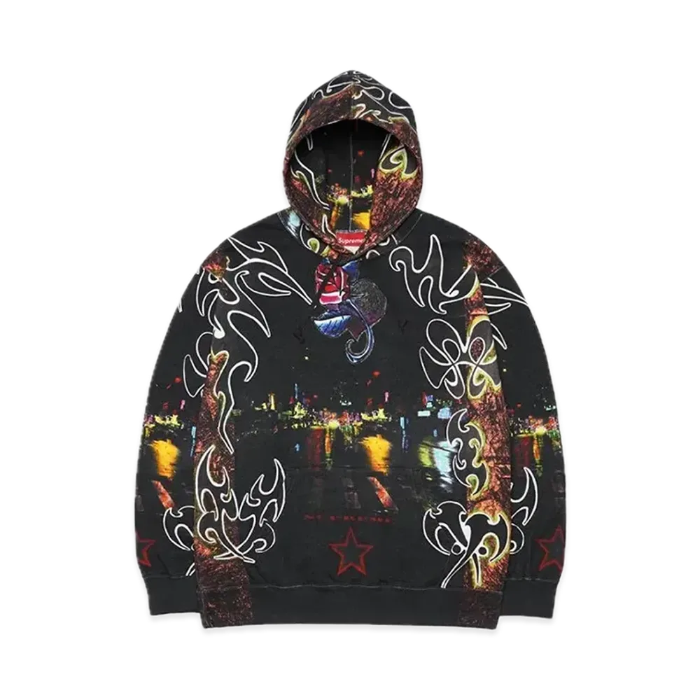 Supreme East Broadway Hooded Sweatshirt "Night"
