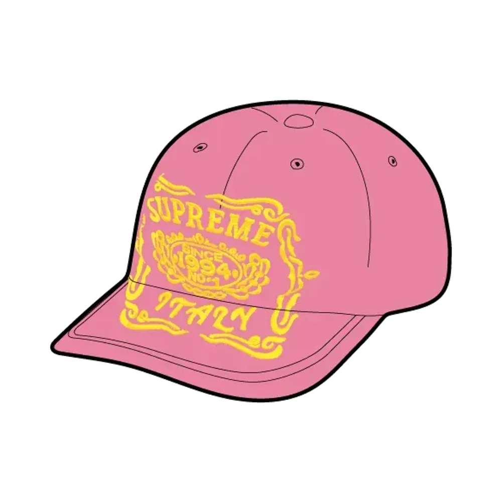 Supreme Italy 6-Panel "Rose"