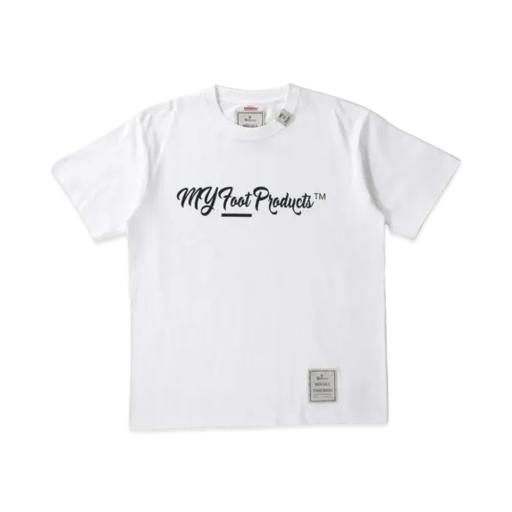 Maison MIHARA YASUHIRO MY Foot Products Front Logo Tshirts "White"