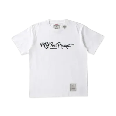 Maison MIHARA YASUHIRO MY Foot Products Front Logo Tshirts "White"