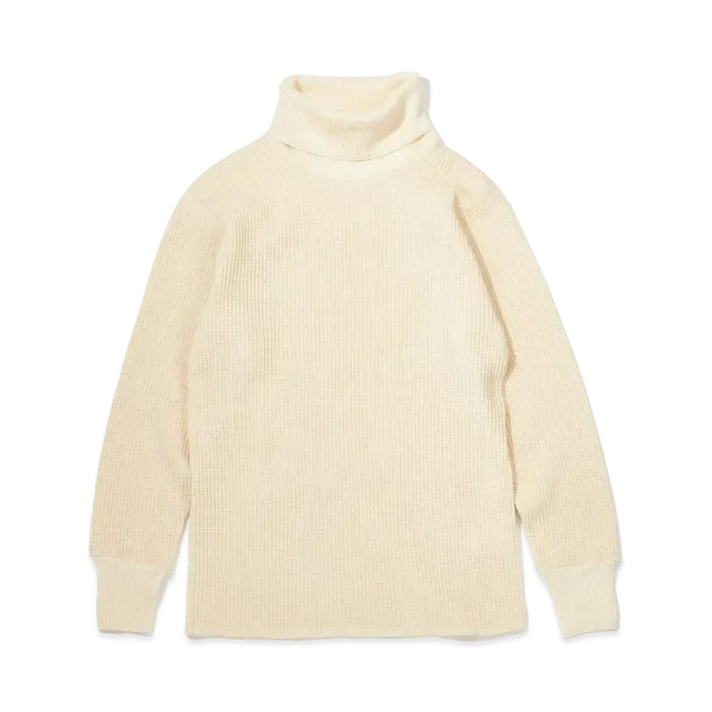 THE REAL McCOY'S High Neck Thermal Shirt "Ercu"