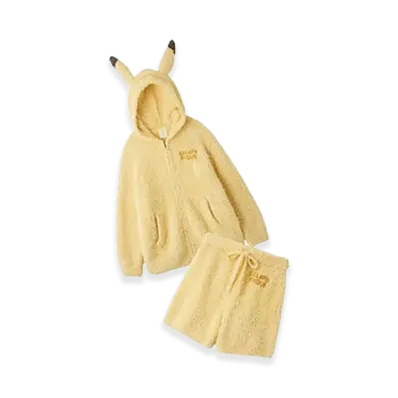 GELATO PIQUE x Pokemon Gelato Pikachu Hoodie & Short Pants Set "Yellow"