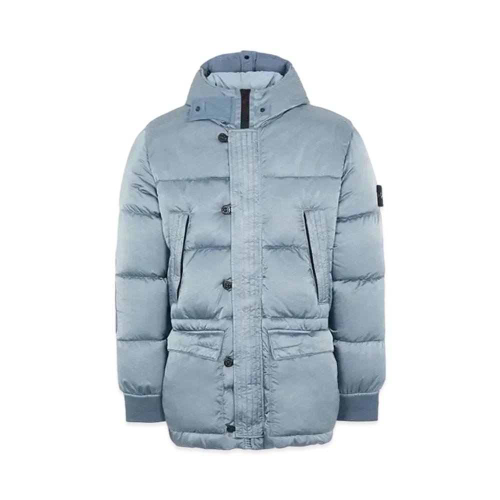 Stone Island 40821 NYLON RASO DOWN-TC "Mid Blue"