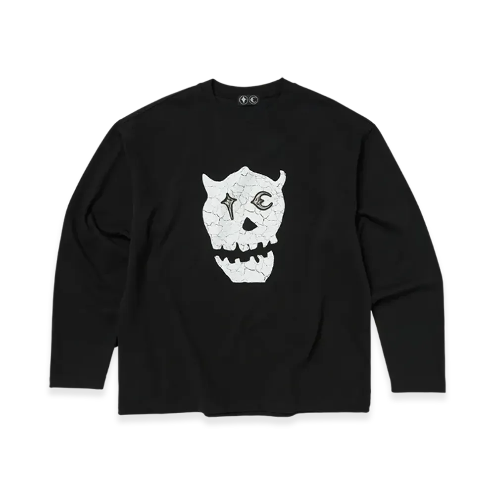THUG CLUB TC Skull Long-Sleeve "Black"