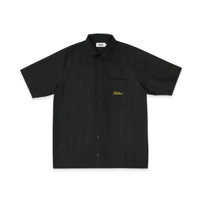 PALACE Script Texture Shirt "Black"