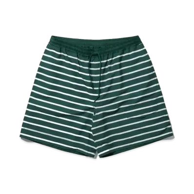 DAIWA PIER39 Tech Reversible Sailing Shorts "White x Green Border"