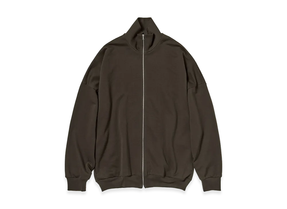 AURALEE Super High Gauge Sweat Zip Blouson "Dark Brown"