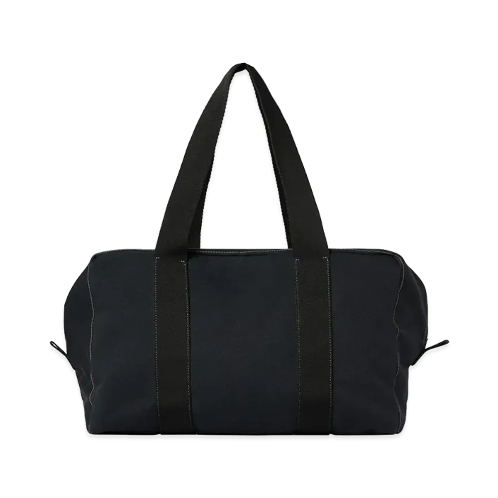 The Row Sisal Cotton Canvas Duffle Bag "Black"