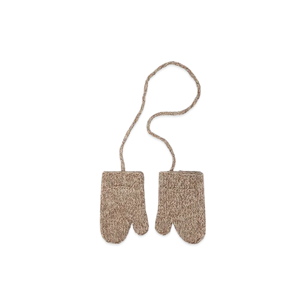 Maison Margiela Shetland Wool Mittens "Beige"
