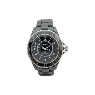 CHANEL J12 Watch Caliber 12.1 38mm Ceramic Stainless Steel "Black"