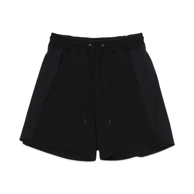 FACETASM 7 BARS SWEAT SHORTS "BLACK"