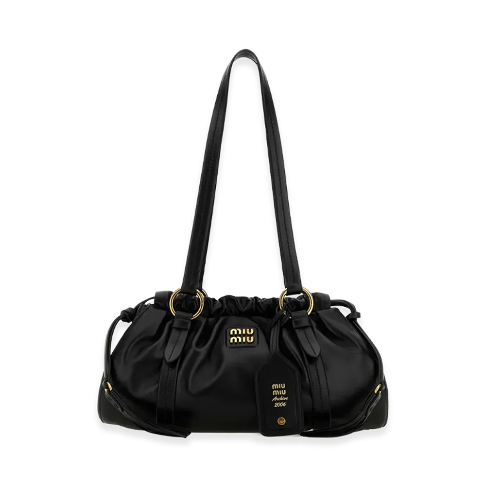 MIU MIU Women's Nappa Leather Joie Handbag "Black"