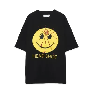 MAYO HEAD SHOT Embroidery short Sleeve Tee "BLACK"