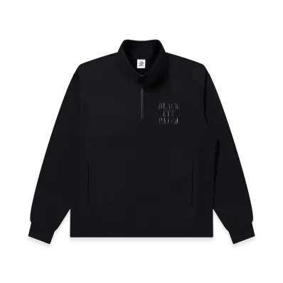 BlackEyePatch Stencil Logo Half Zip Pullover "Black"