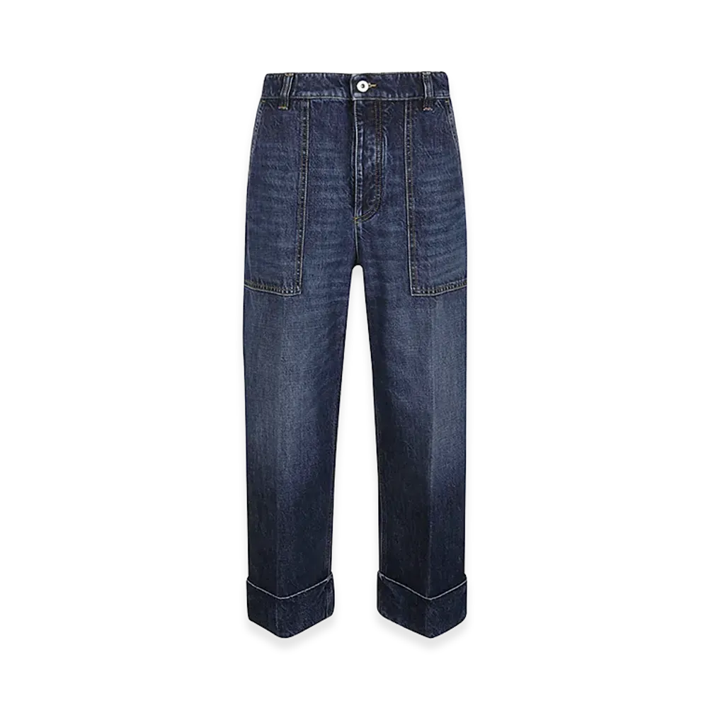 Bottega Veneta Women's Denim Jeans "Blue"