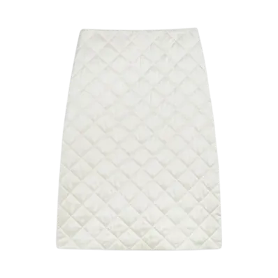 Jil Sander Women's Quilted Skirt "Porcelain"