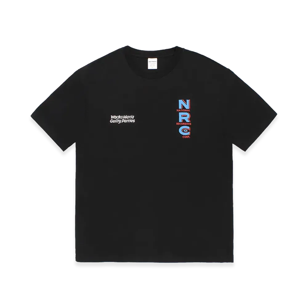 WACKO MARIA Washed Heavy Weight T-Shirt "Black"