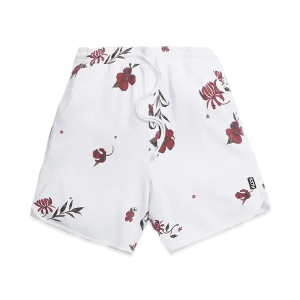 Kith Summer Floral Jordan Short "White"