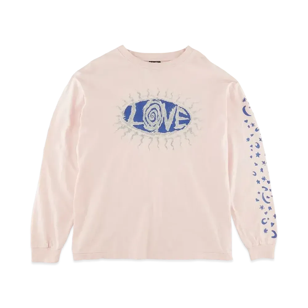 SAINT Mxxxxxx 22SS LS TEE SAINT HOOD "Pink"