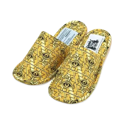 Bearbrick MLE Yu-Gi-Oh Duel Monsters Slippers "Millennium Puzzle"
