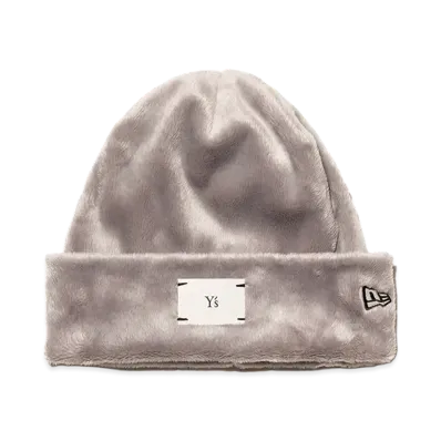 NEW ERA x Y's Basic Cuff Knit FW26 Micro Fur "Gray"