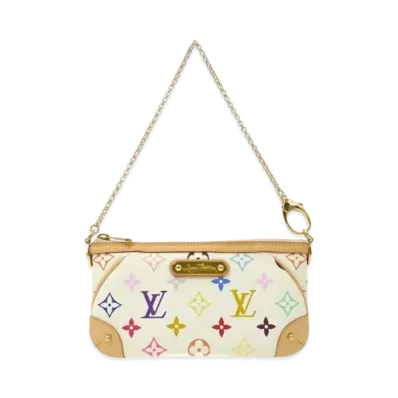 Louis Vuitton Mulch Color Pochette MillaMM "White"