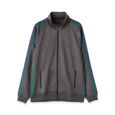 NEEDLES Special Order Track Jacket Poly Smooth "Charcoal"