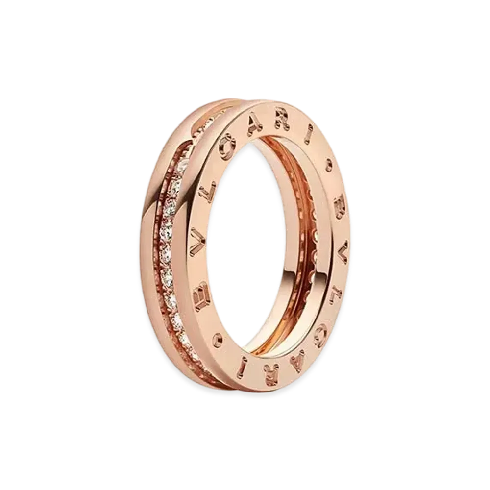 BVLGARI B.Zero1 Ring Diamond "Pink Gold"