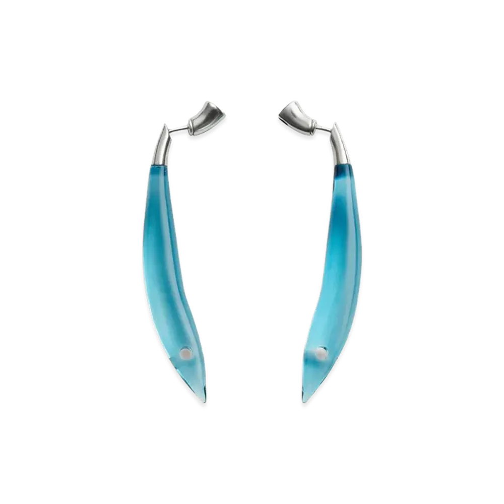 Bottega Veneta Sardine Earrings "Ice"