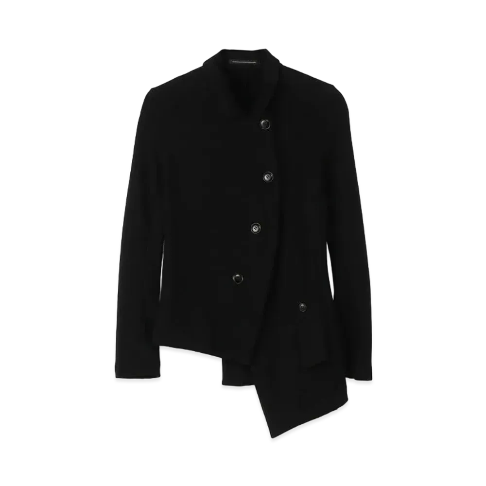 Yohji Yamamoto Y's 50/-x30/2 FLEECE POCKET ASSYME JACKET "Black"