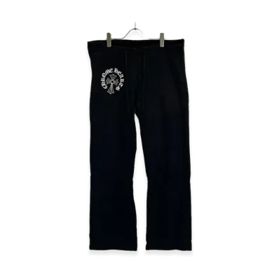 Chrome Hearts Floral Cross Sweatpants "Black"