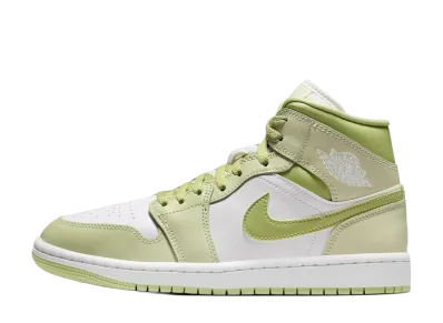 Nike Women's Air Jordan 1 Mid "Olive Aura/Lawn"