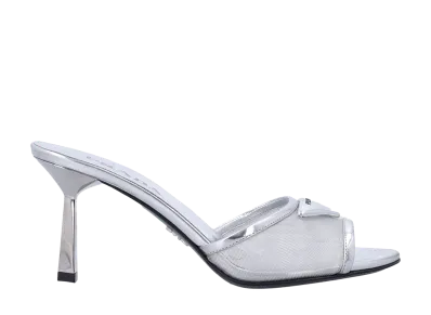 PRADA Women's Flat Shoes "Silver"