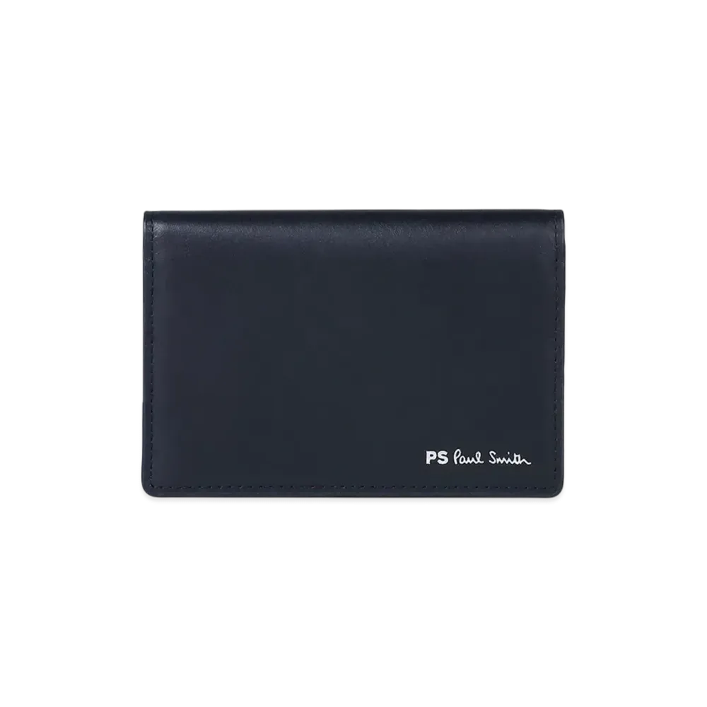 Paul Smith PS Online Only (AW24) Business Card Holder "Navy"