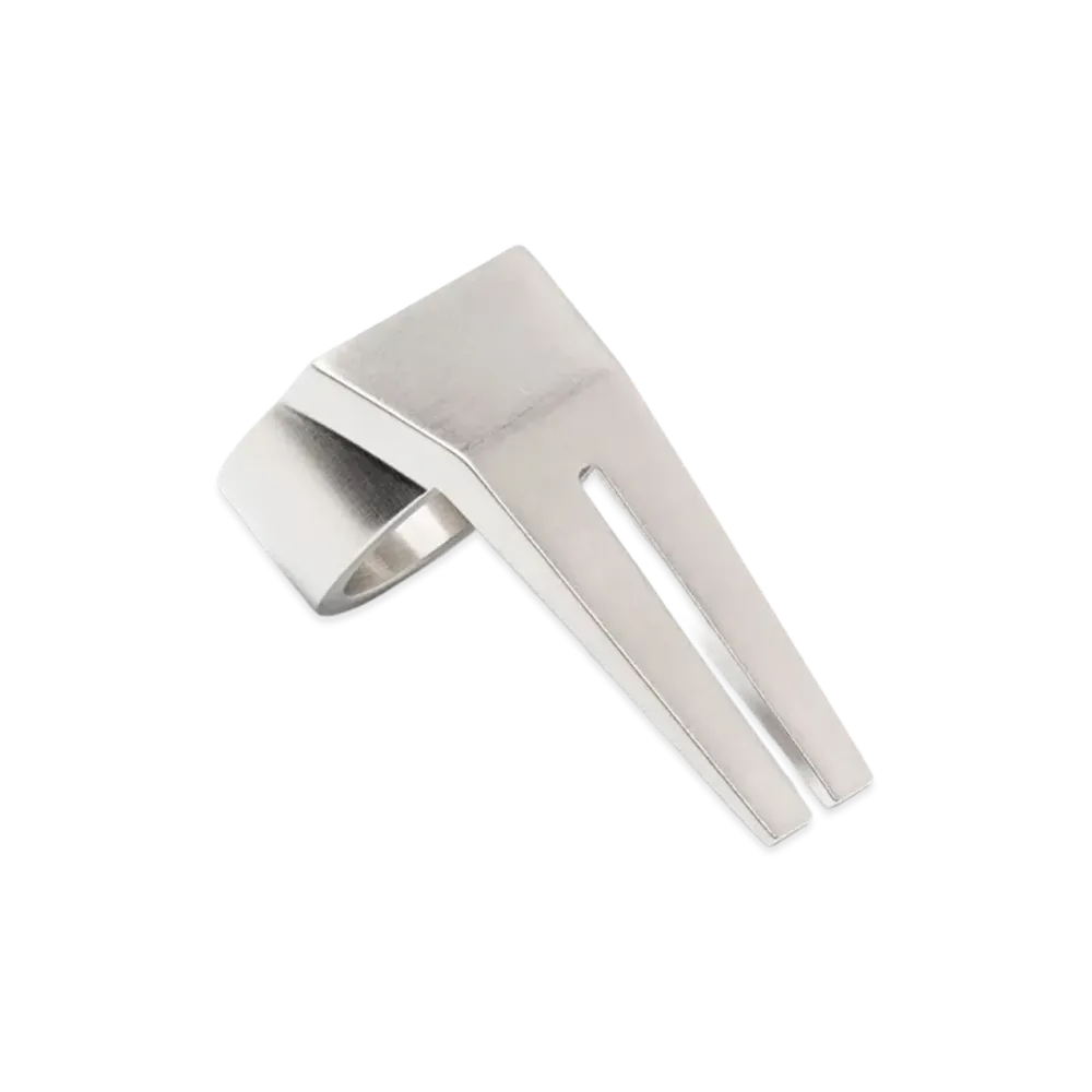 Rick Owens Open Trunk Ring "Silver"