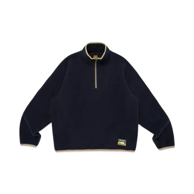 HUMAN MADE Fleece Half-Zip Pullover "Navy"