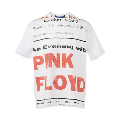 JUNYA WATANABE MAN PINK FOLD Print Tee "White"