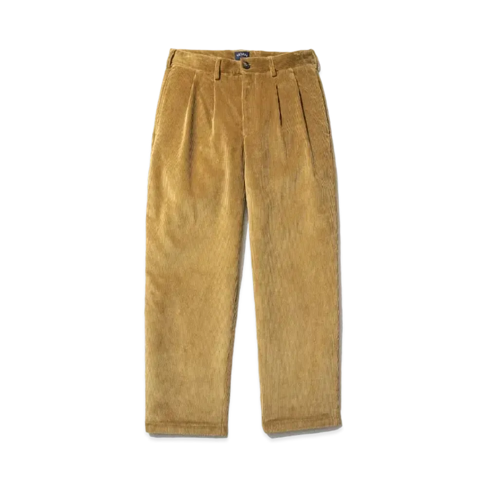 Noah Double-Pleat Corduroy Trouser "Fern"