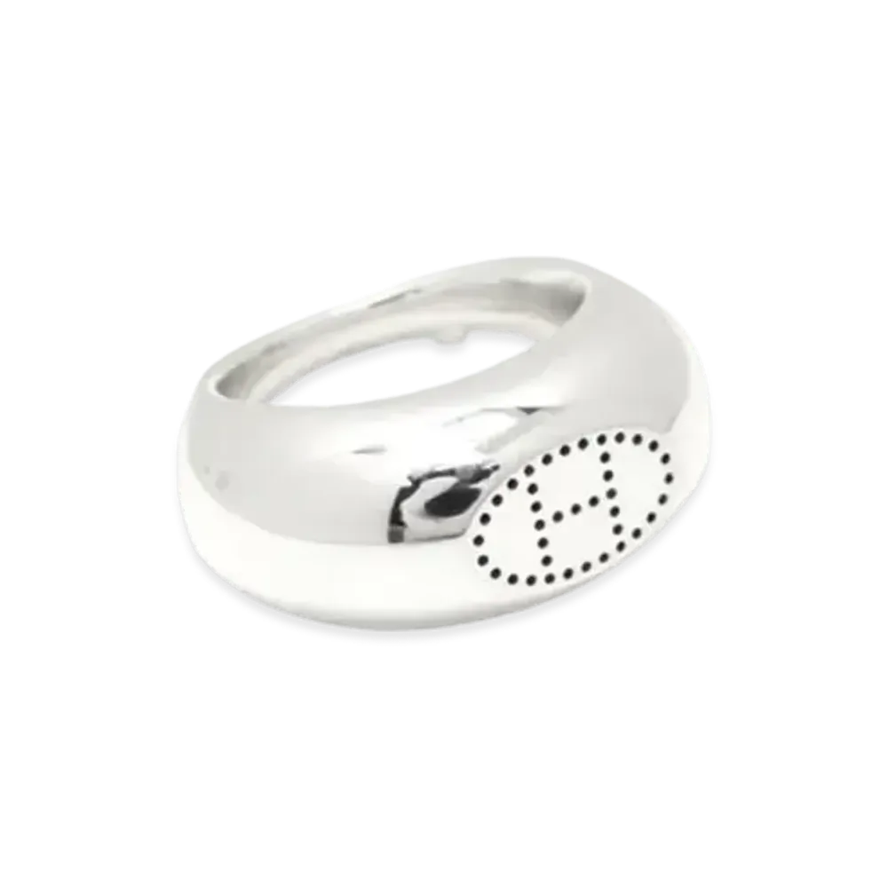 Hermes Evelyne Eclipse Ring "Silver"